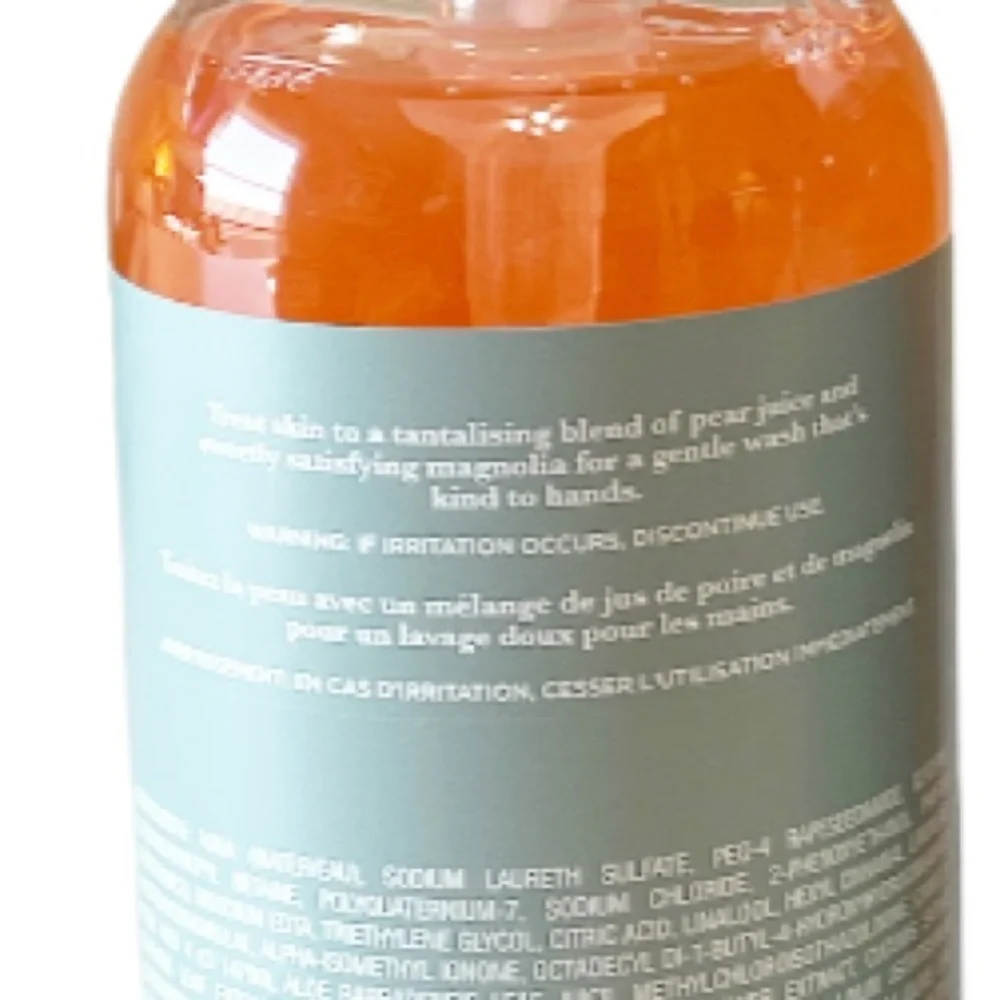 NEW! Crabtree & Evelyn PEAR & PINK MAGNOLIA Uplifting Hand Wash 🍐🌸🍐